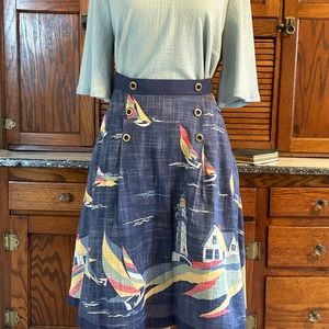 Size 8 nautical skirt